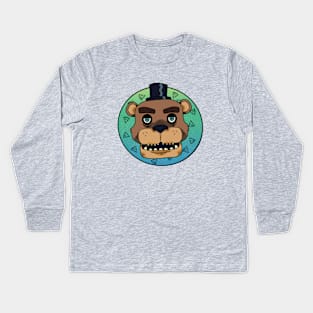 Fred's Pizza Nightmare Kids Long Sleeve T-Shirt